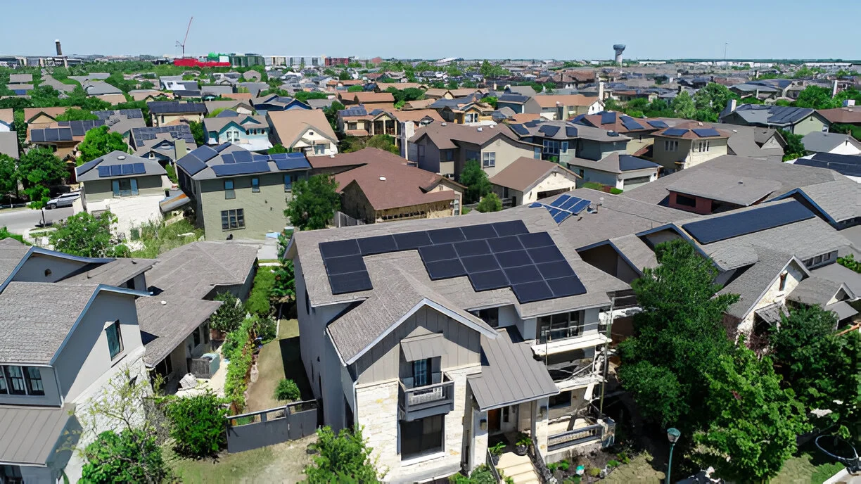 Home battery system installed with solar inverter